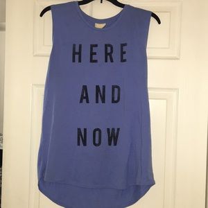 Here And Now Graphic Tank